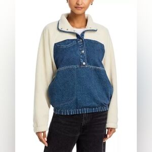 Rag & BoneMiramar Fleece Sherpa Pullover Size S NWT